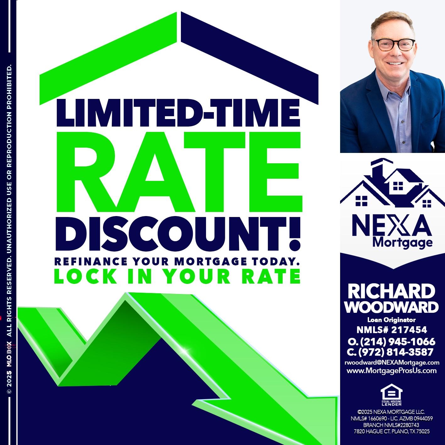LIMITED TIME - Richard Woodward -Branch Manager