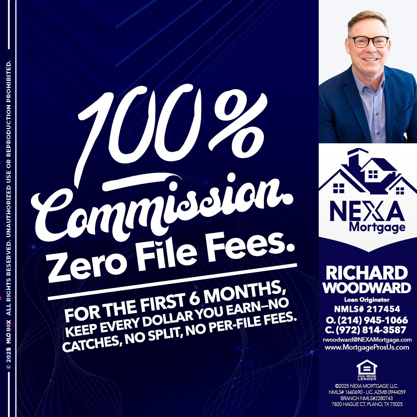 100% COMMISSION - Richard Woodward -Branch Manager