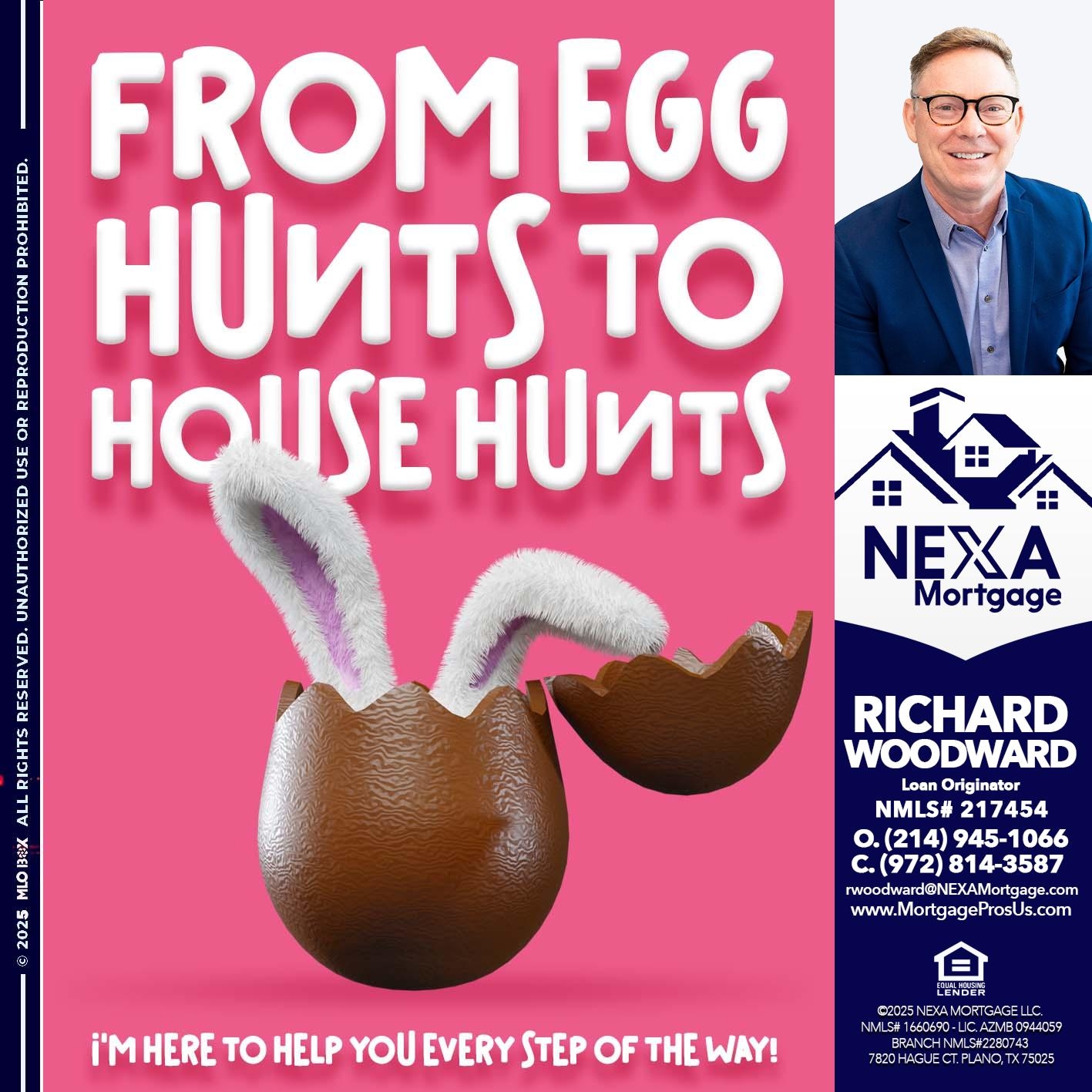 FROM EGG HUNTS - Richard Woodward -Branch Manager