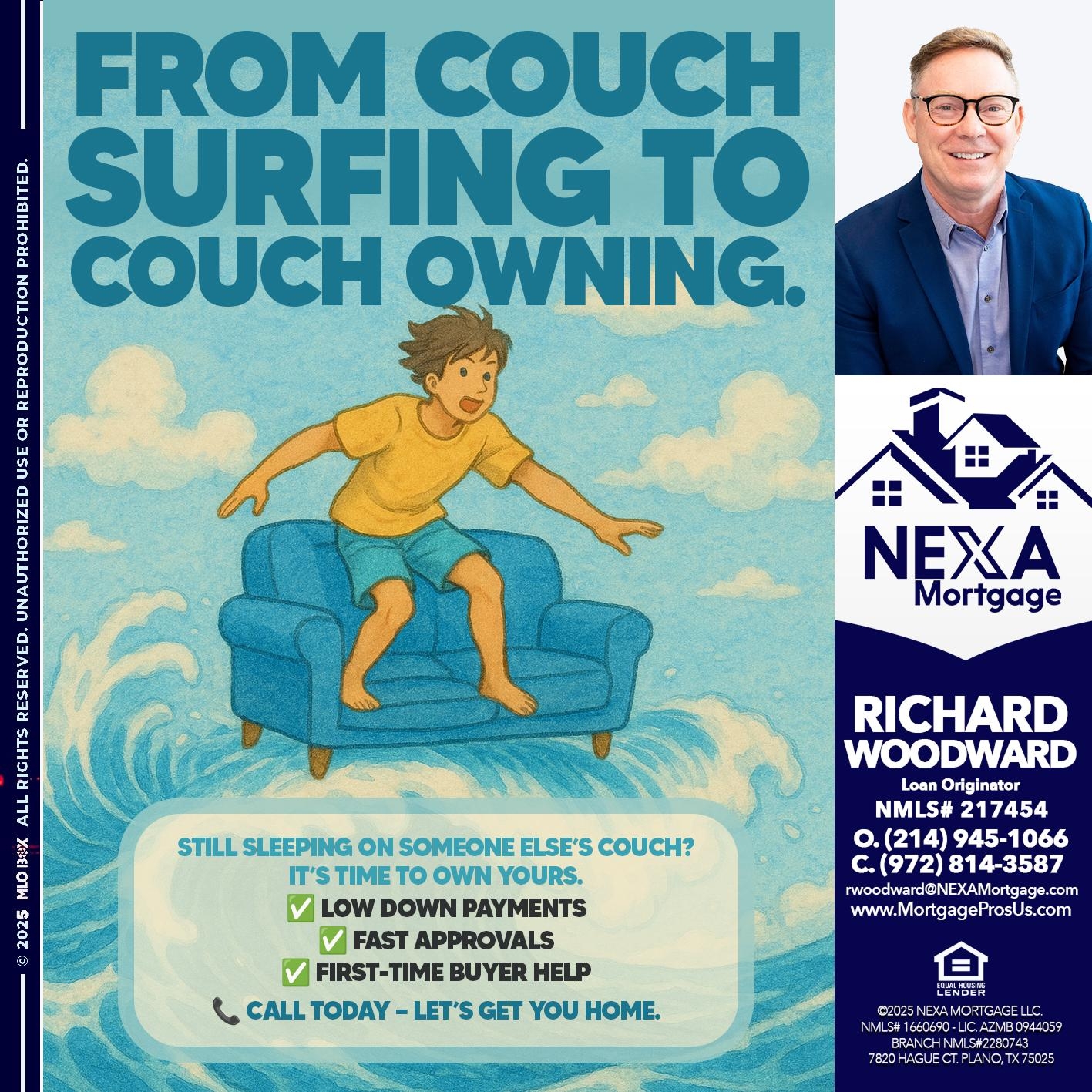 FROM COACH SURFING - Richard Woodward -Branch Manager