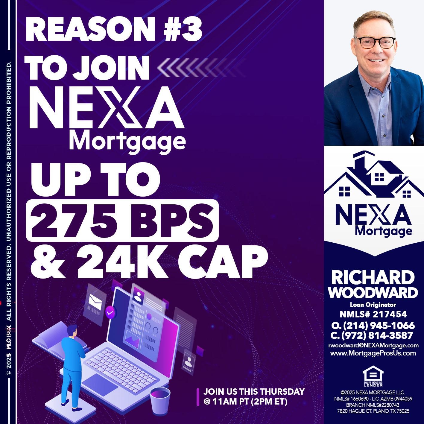 REASON 3 - Richard Woodward -Branch Manager