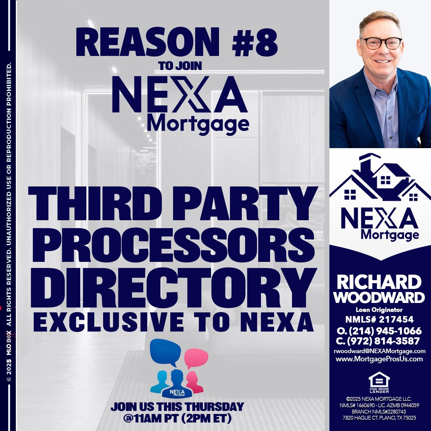 REASON 8 - Richard Woodward -Branch Manager