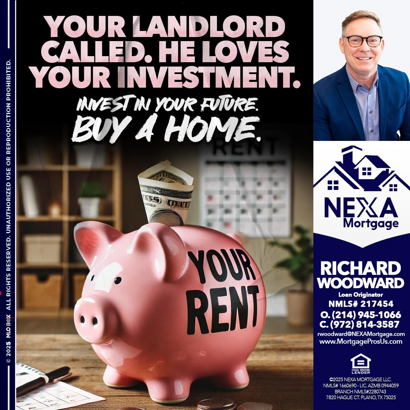 YOUR LANDLORD CALLED - Richard Woodward -Branch Manager