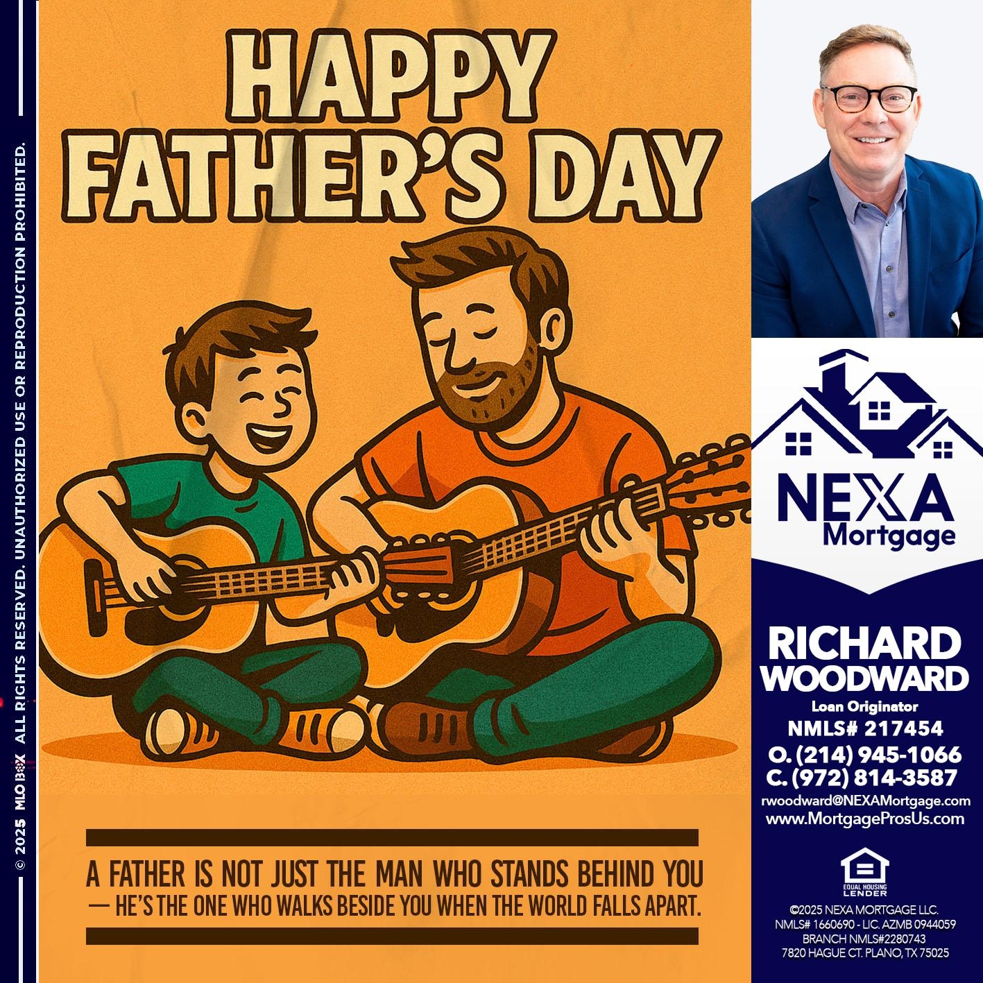 HAPPY FATHERS DAY - Richard Woodward -Branch Manager