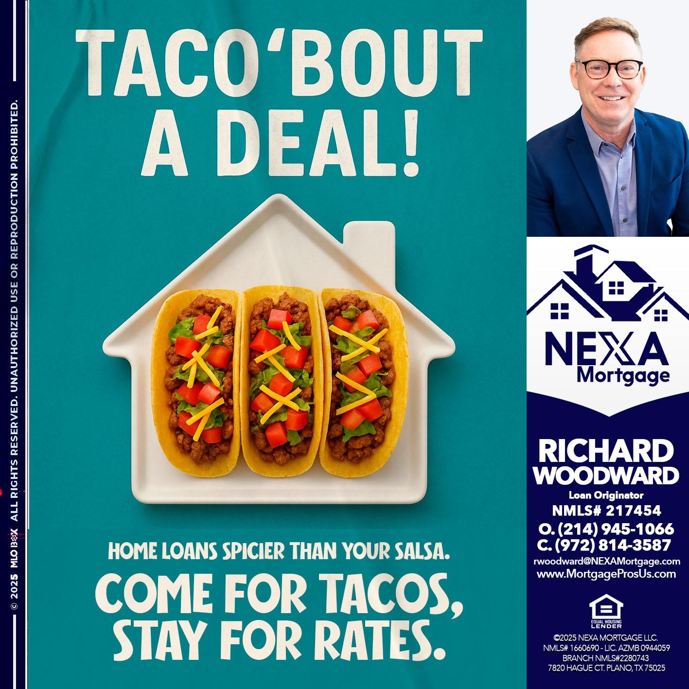TACO BOUT A DEAL - Richard Woodward -Branch Manager