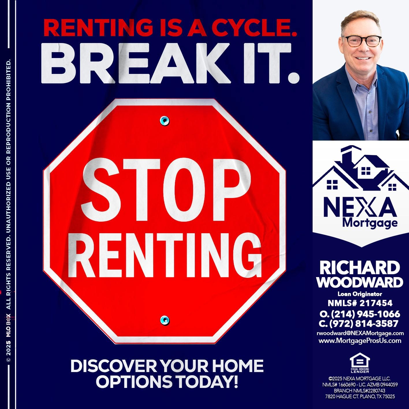 STOP RENTING - Richard Woodward -Branch Manager