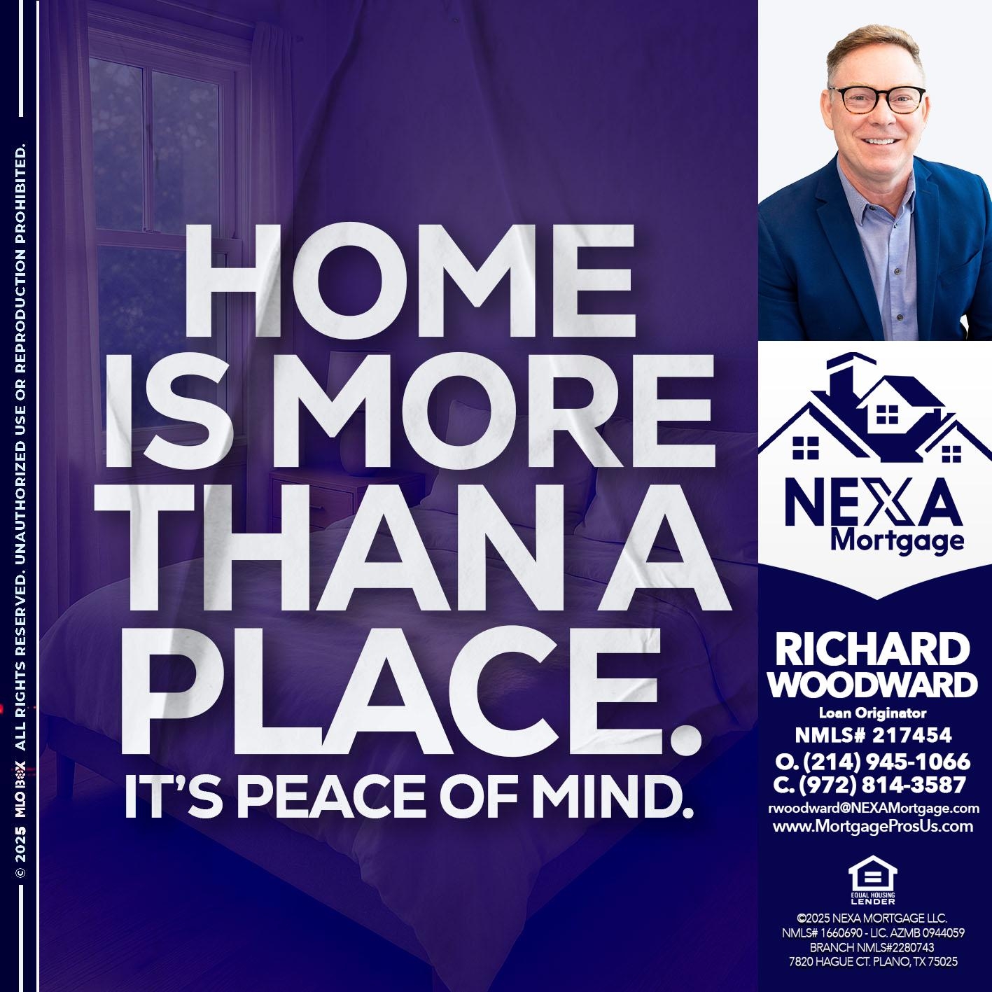 HOME IS MORE - Richard Woodward -Branch Manager