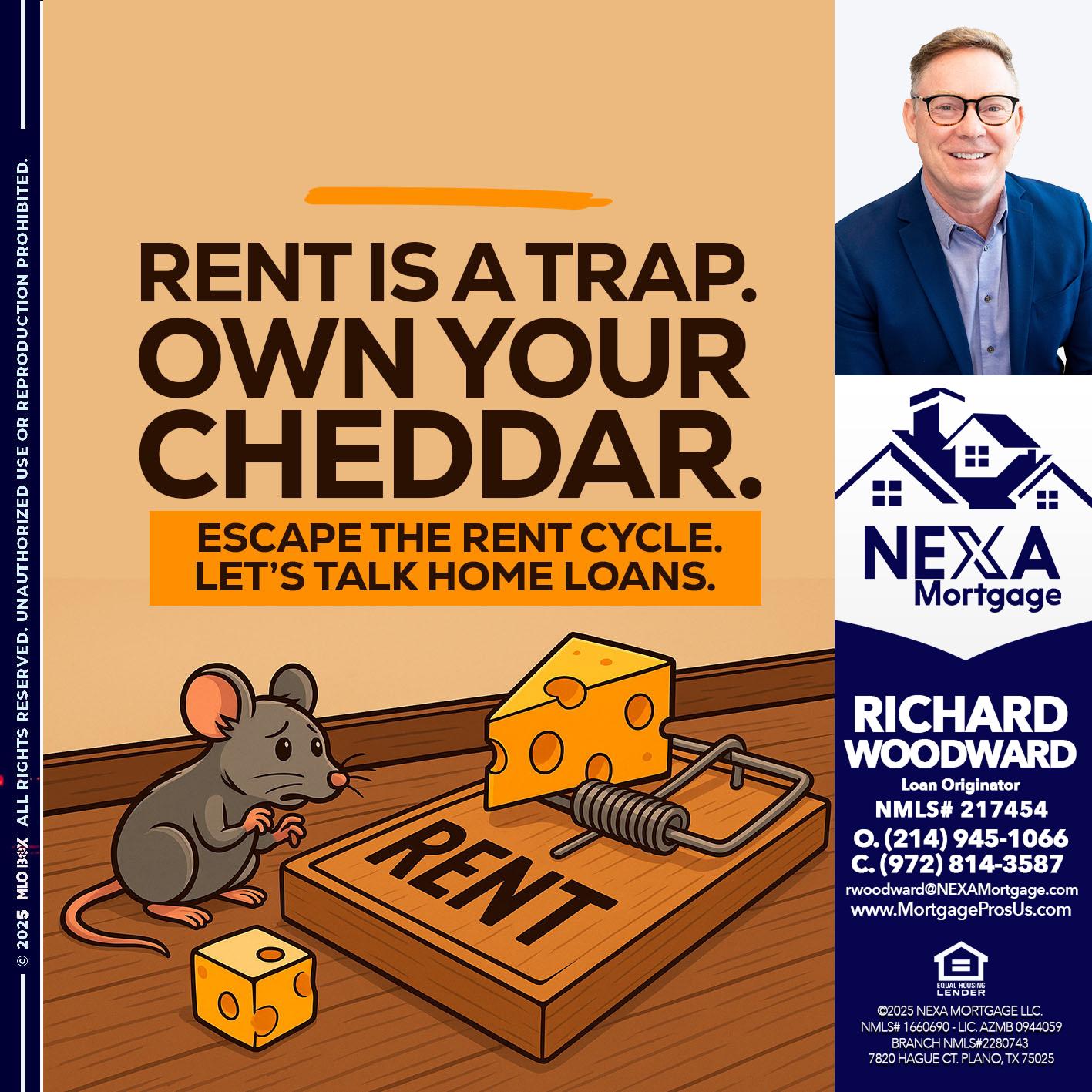 RENT IS TRAP - Richard Woodward -Branch Manager