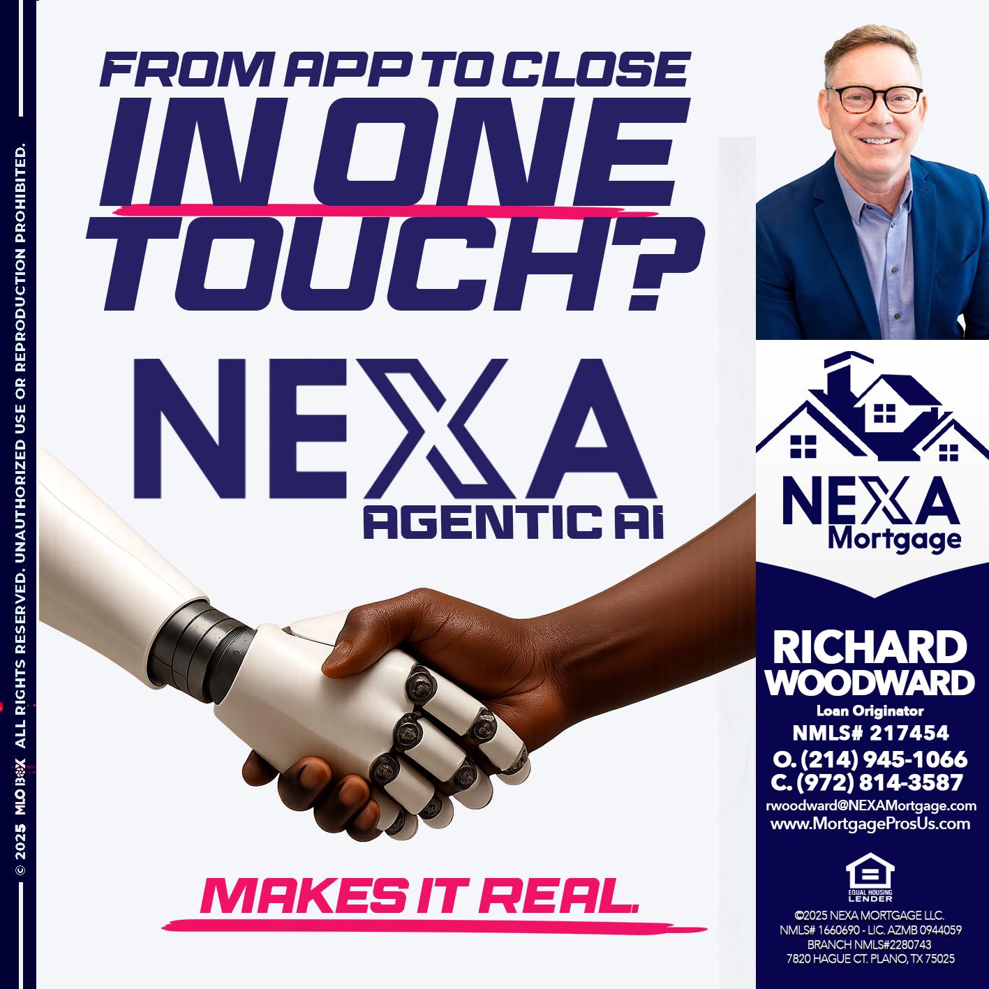 IN ONE TOUCH - Richard Woodward -Branch Manager