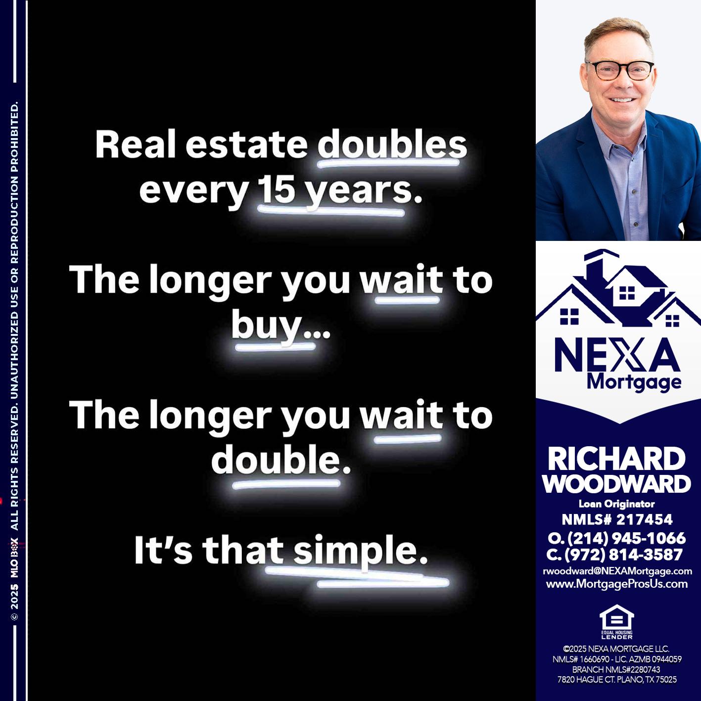 REAL ESTATE - Richard Woodward -Branch Manager