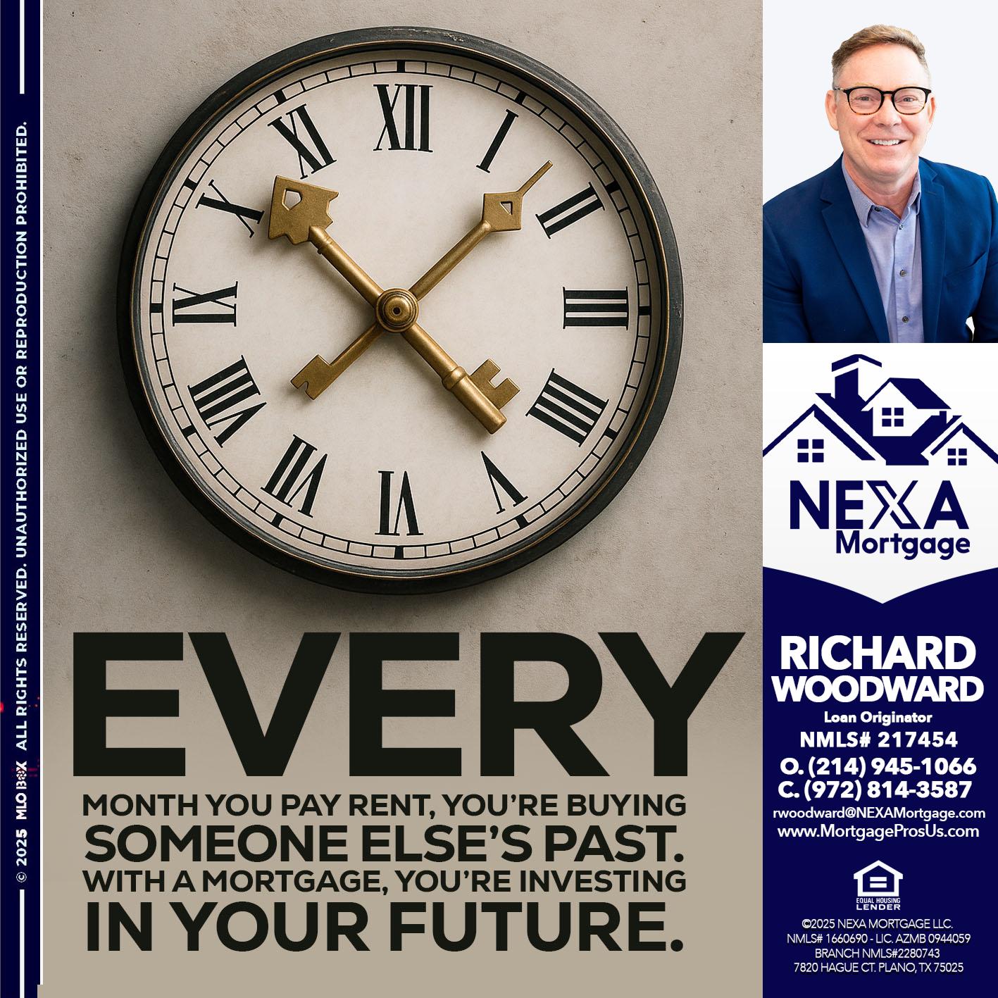 EVERY MONTH - Richard Woodward -Branch Manager