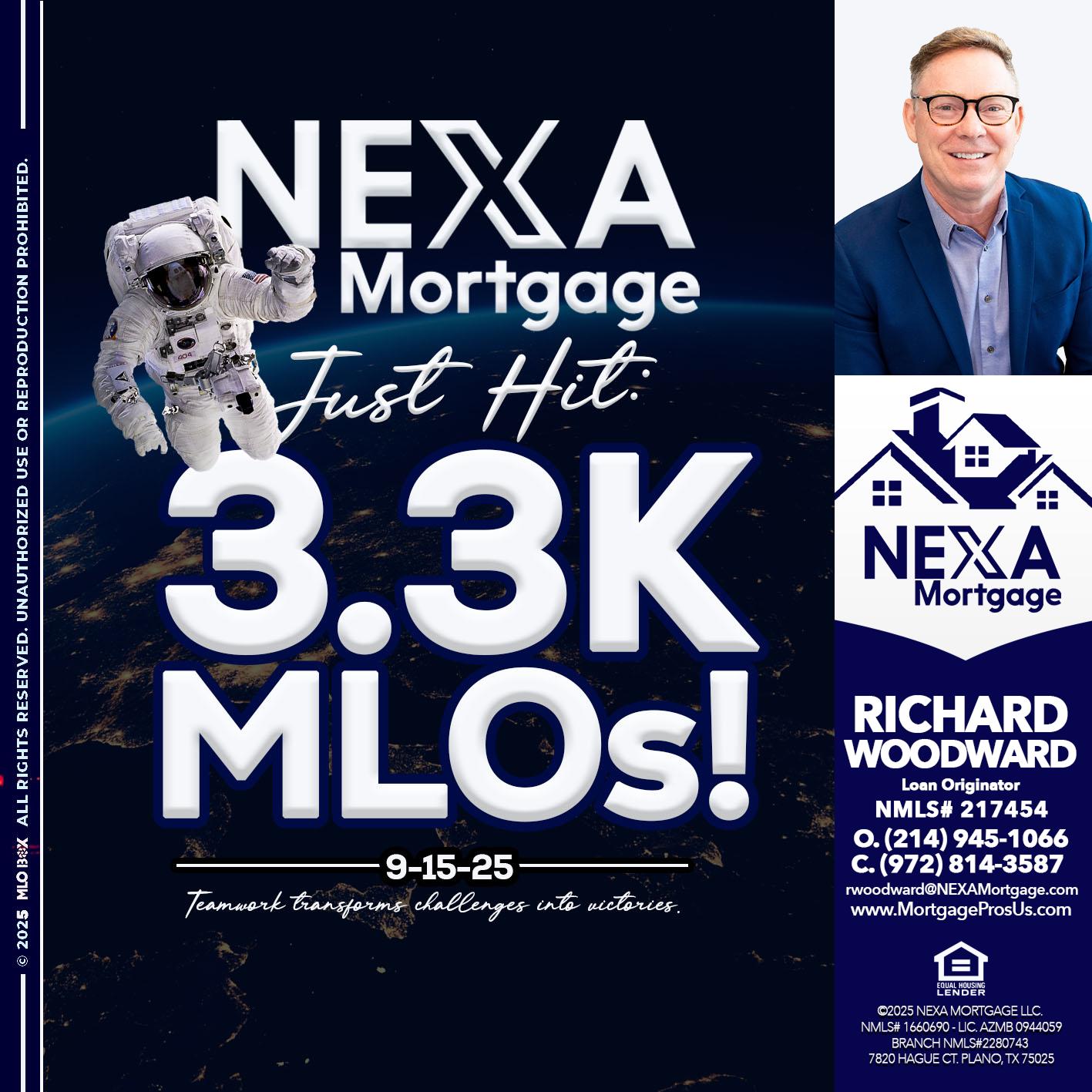 3.3K - Richard Woodward -Branch Manager