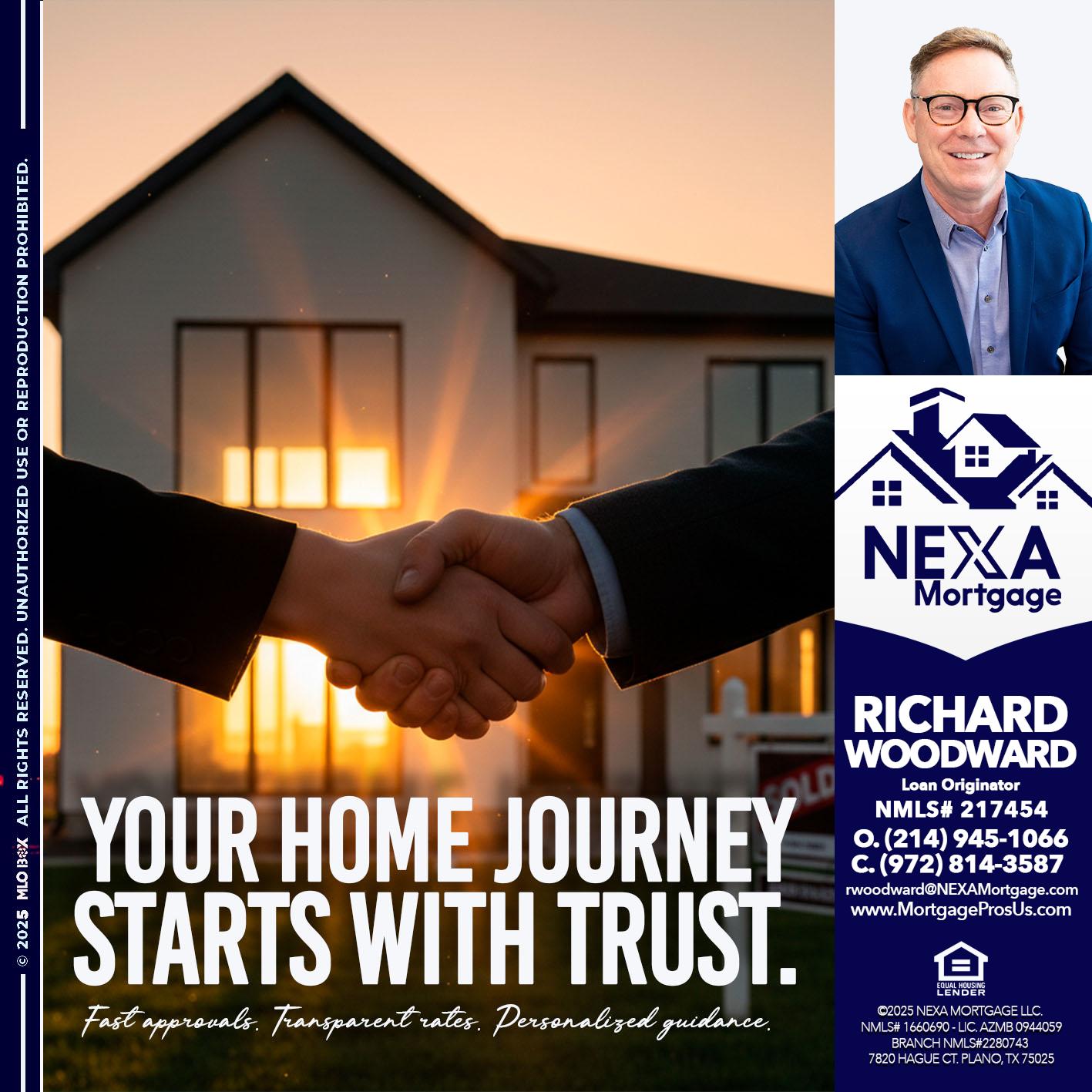 your home - Richard Woodward -Branch Manager