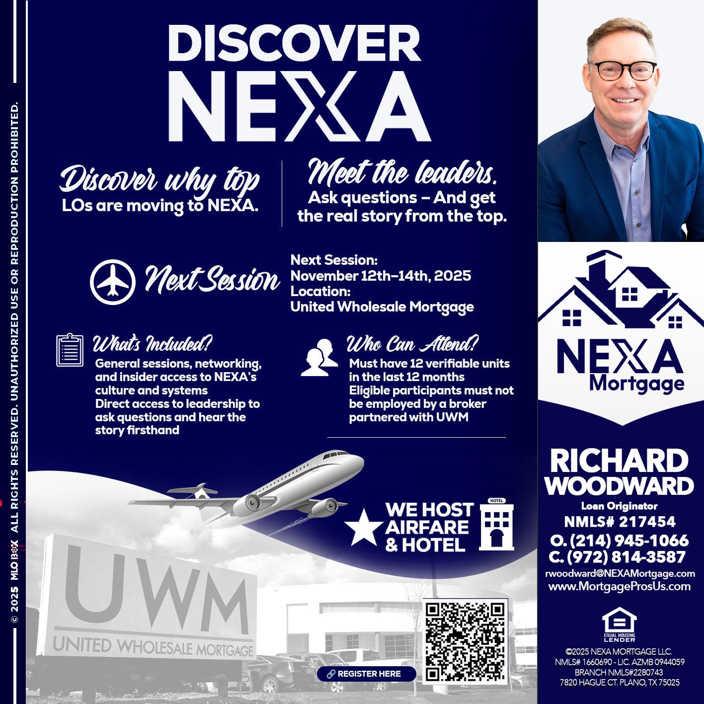 DISCOVER NEXA - Richard Woodward -Branch Manager