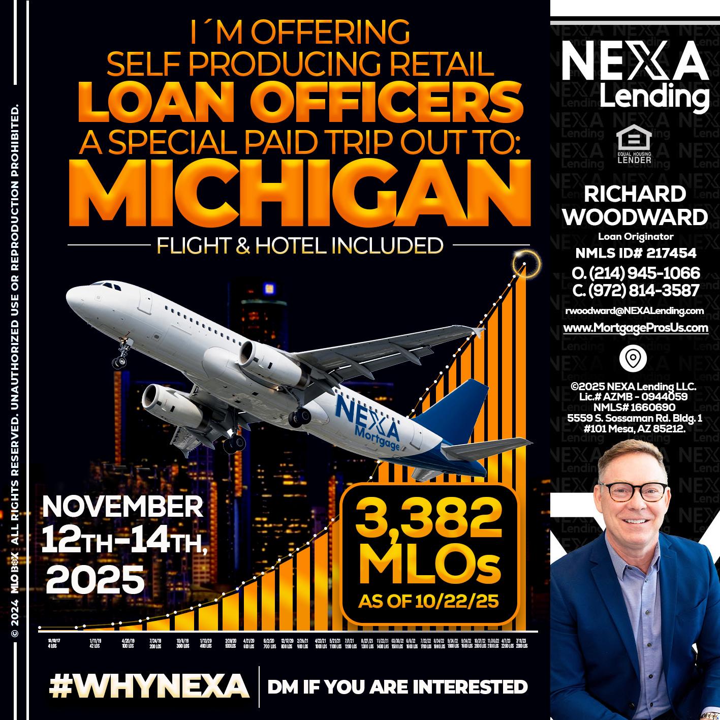 michigan trip - Richard Woodward -Branch Manager