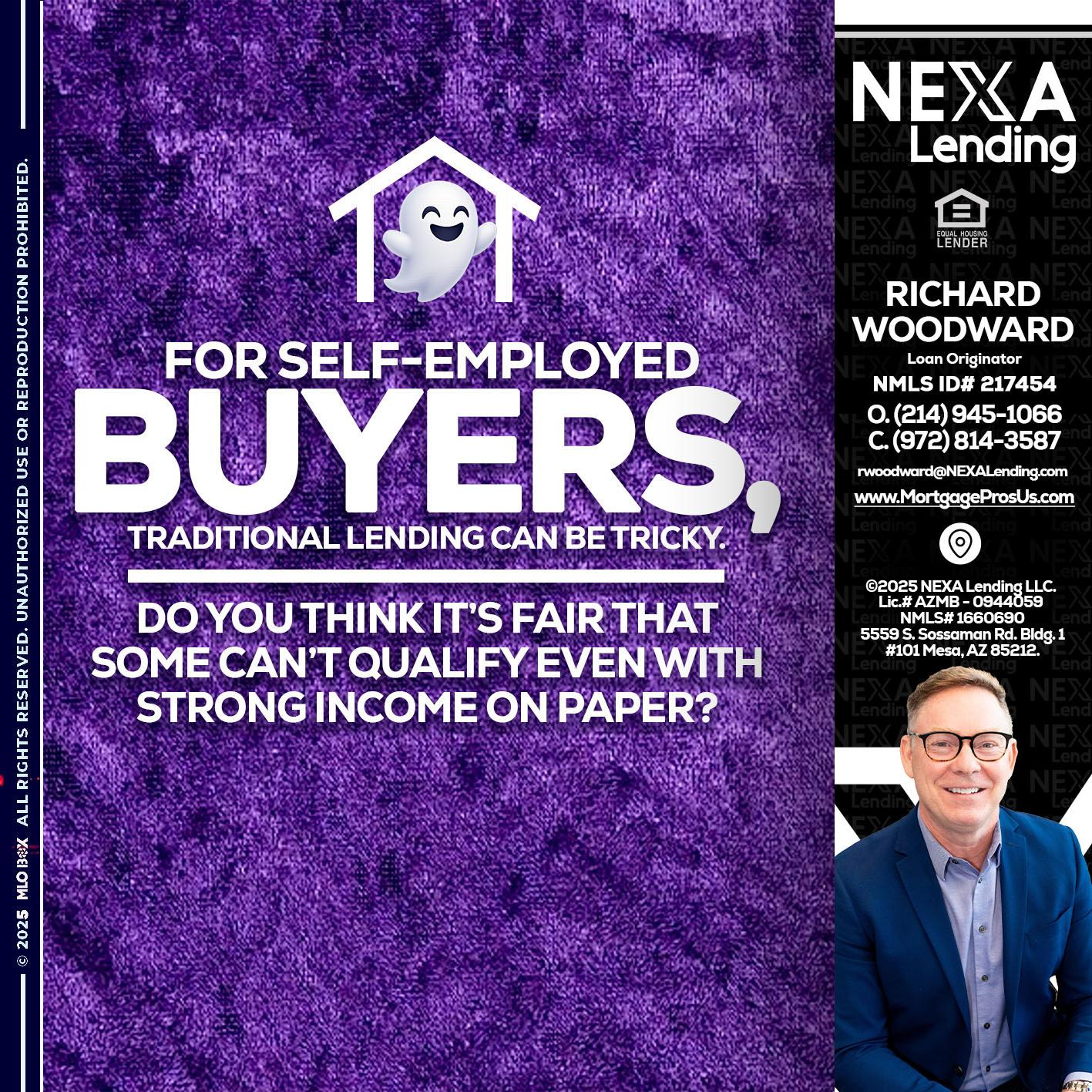 for self employed - Richard Woodward -Branch Manager