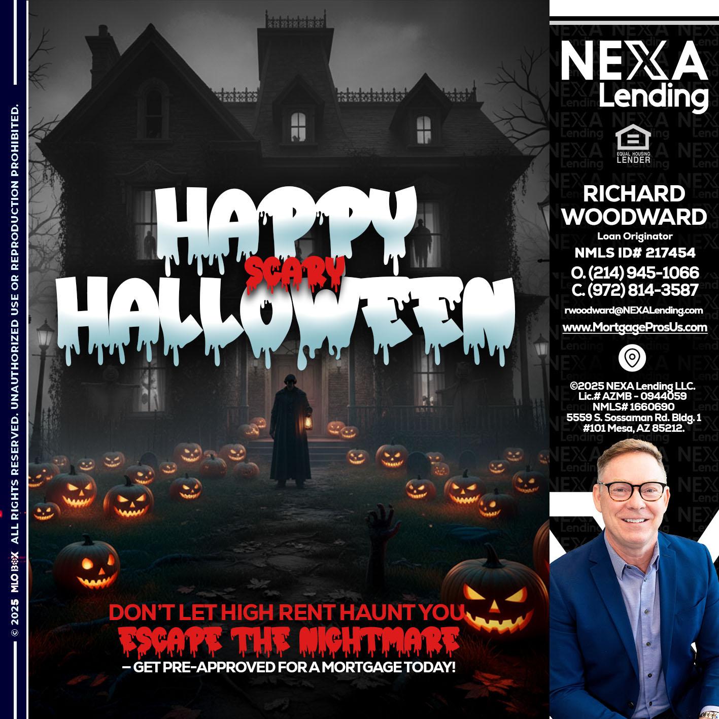 HAPPY HALLOWEEN - Richard Woodward -Branch Manager