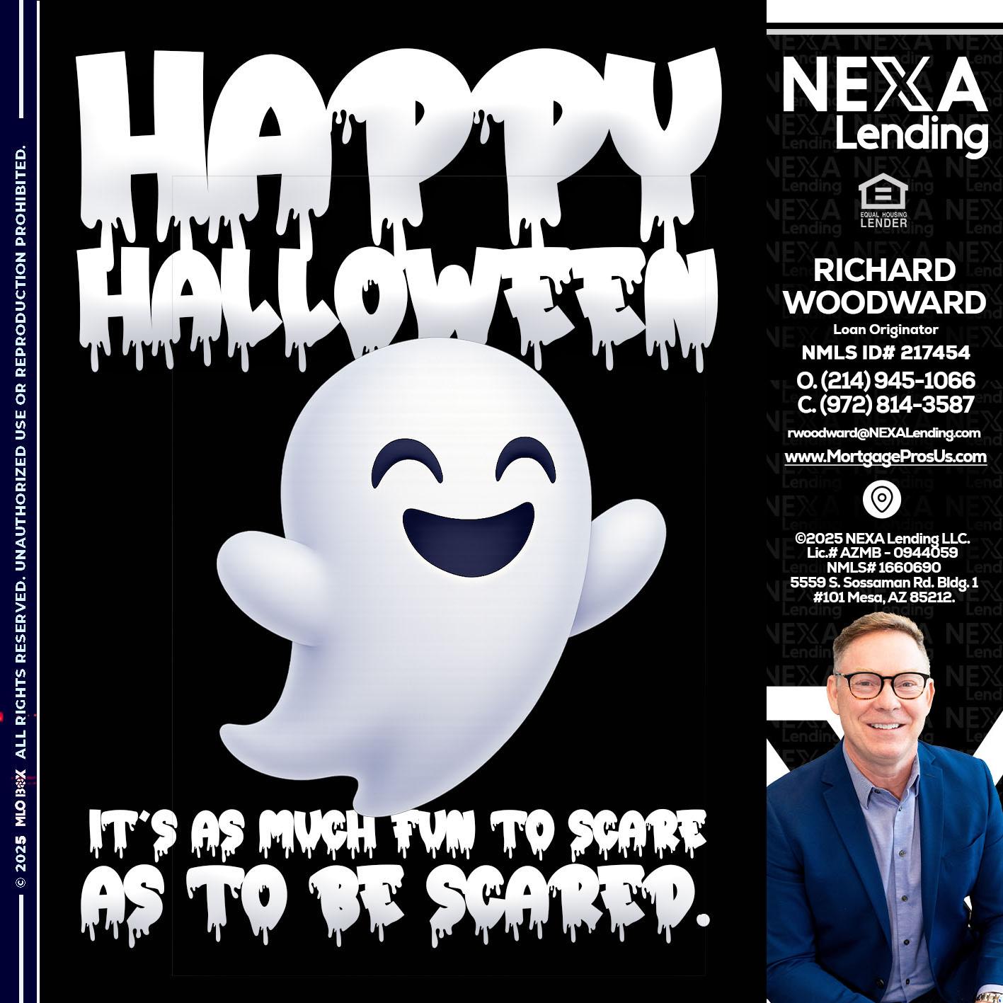 HAPPY HALLOWEEN - Richard Woodward -Branch Manager