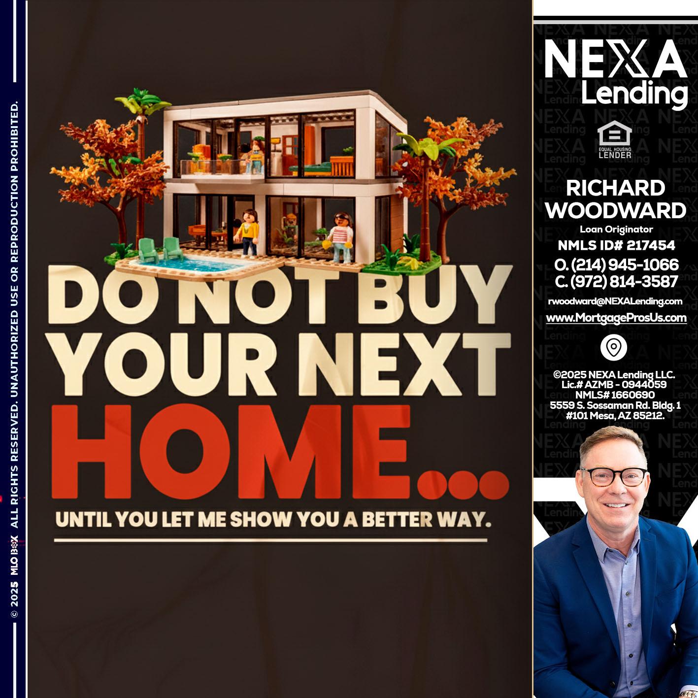 DO NOT BUY - Richard Woodward -Branch Manager
