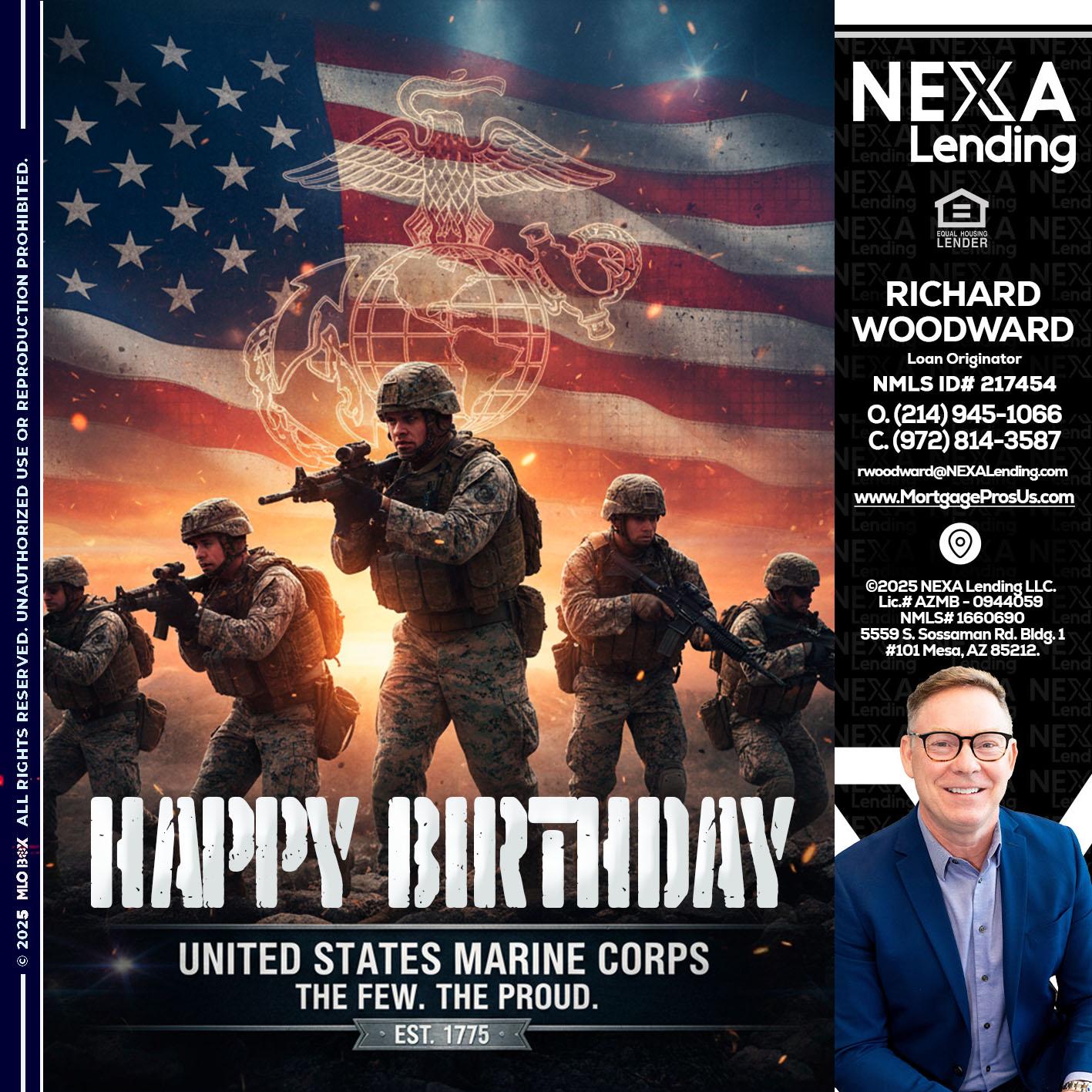 happy birthday - Richard Woodward -Branch Manager