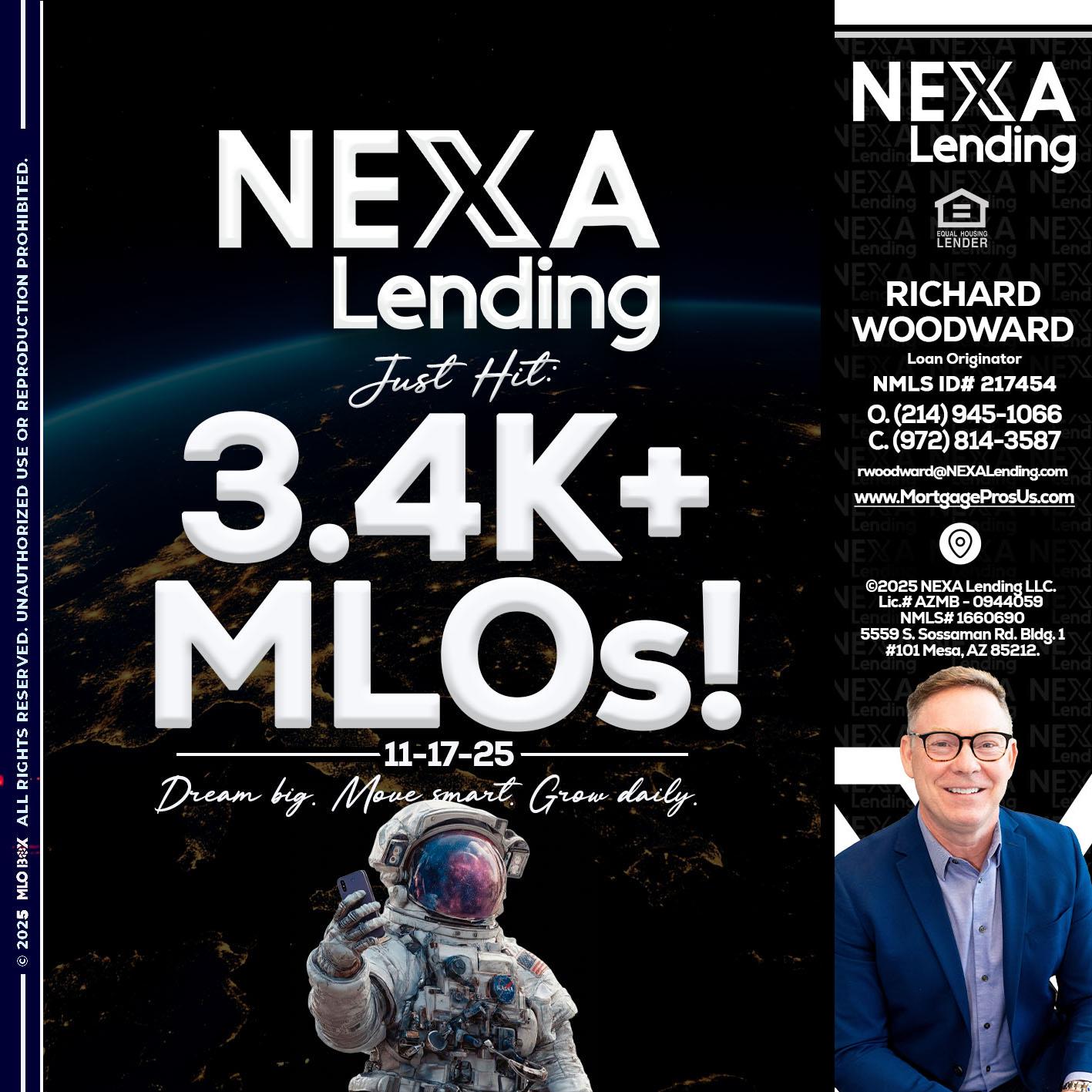 3.4K MLOs - Richard Woodward -Branch Manager