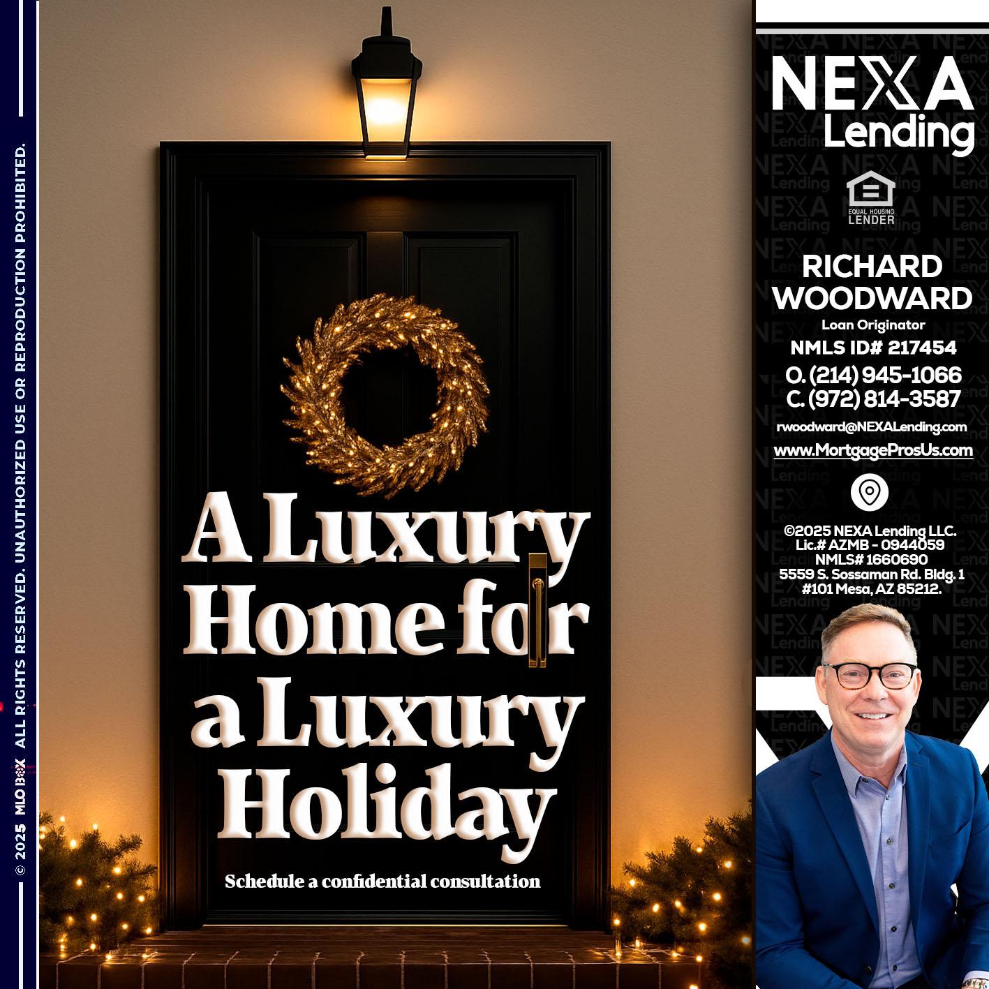 A LUXURY HOME - Richard Woodward -Branch Manager