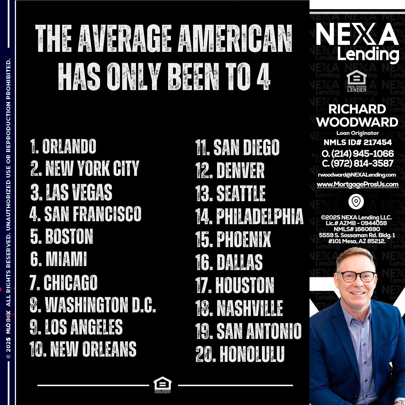 THE AVERAGE AMERICAN - Richard Woodward -Branch Manager