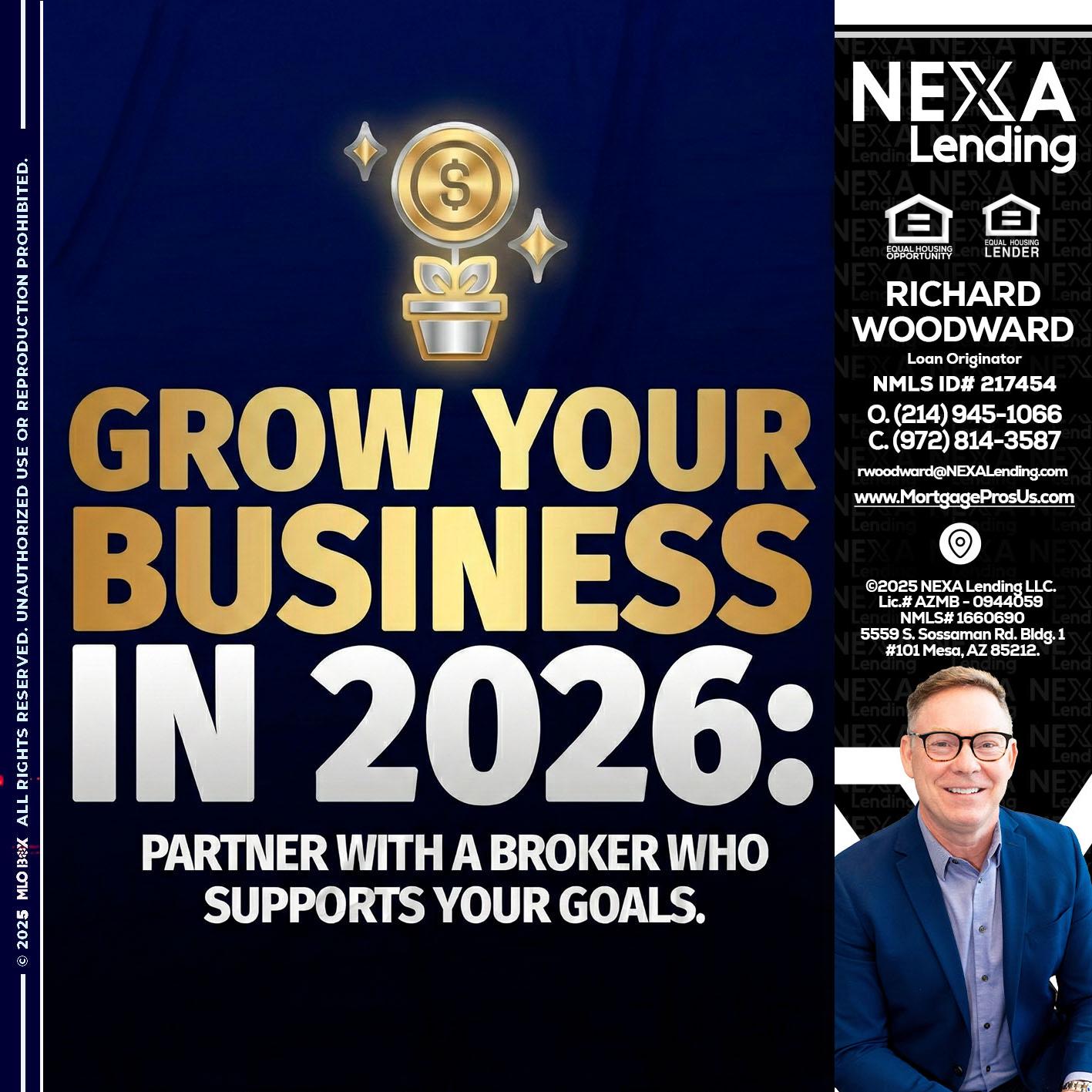 GROW YOUR BUSINESS - Richard Woodward -Branch Manager