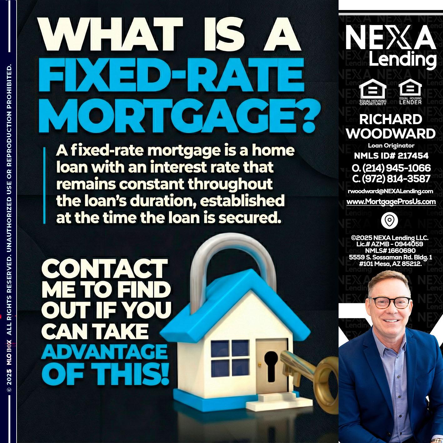WHAT IS  A FIXED - Richard Woodward -Branch Manager