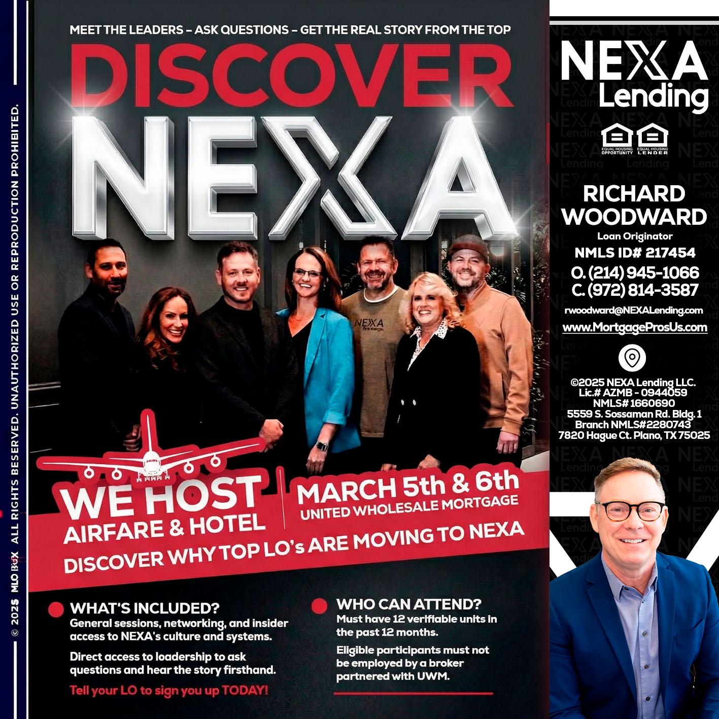 DISCOVER NEXA - Richard Woodward -Branch Manager