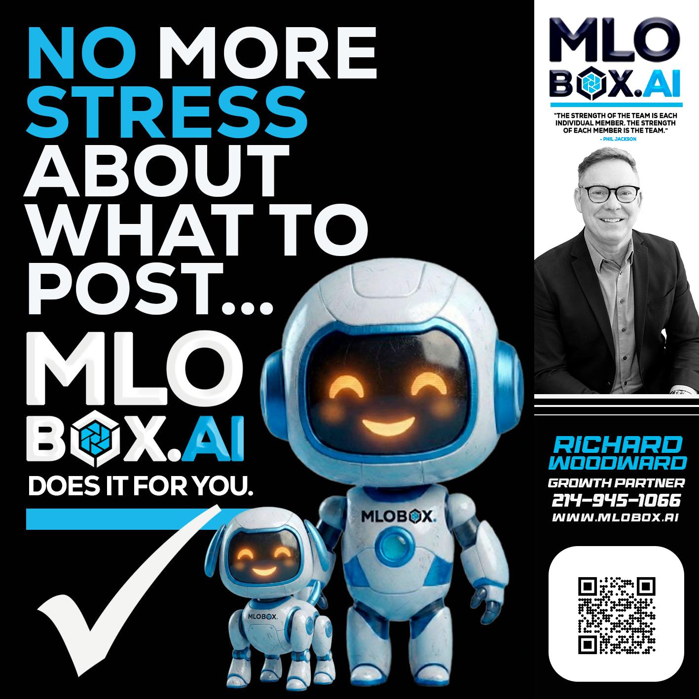 NO MORE STRESS - Richard Woodward -Branch Manager