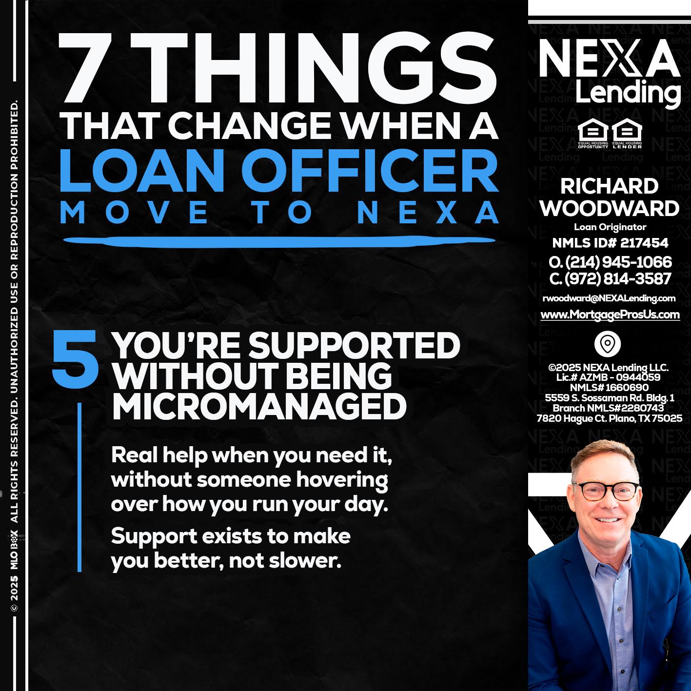 7 THINGS (5) - Richard Woodward -Branch Manager
