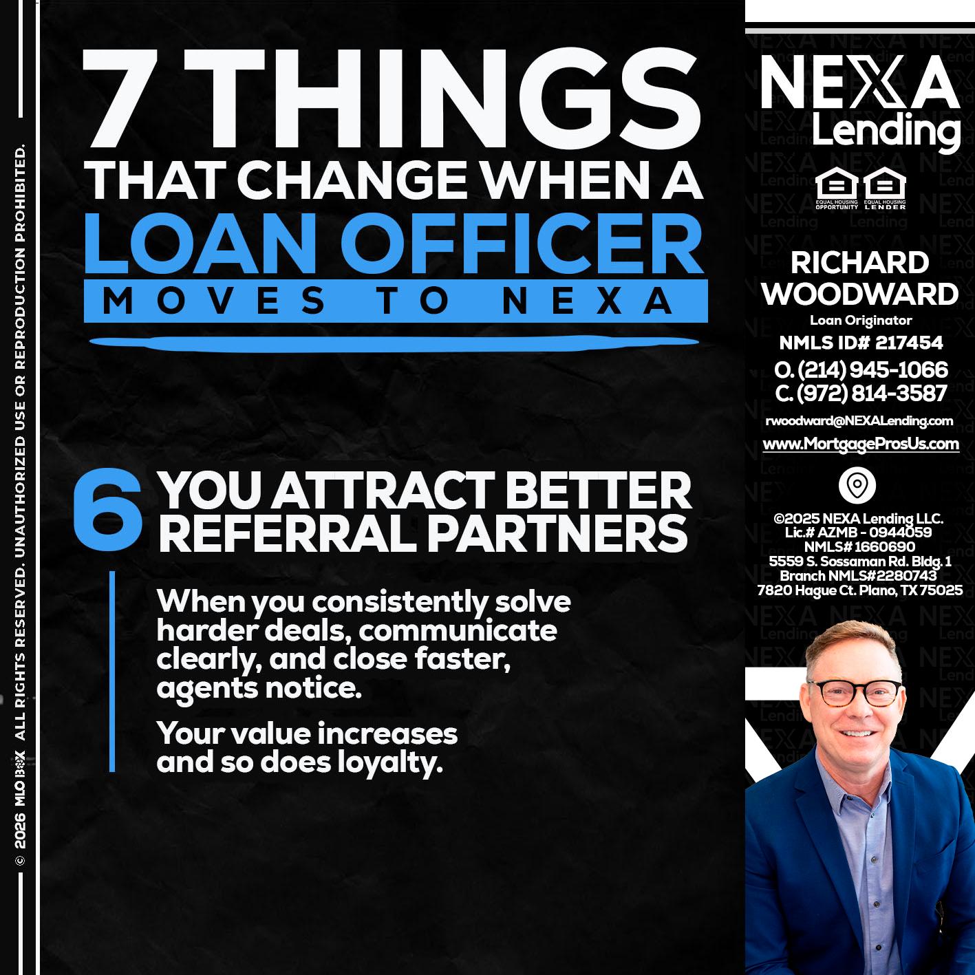 7 THINGS (6) - Richard Woodward -Branch Manager