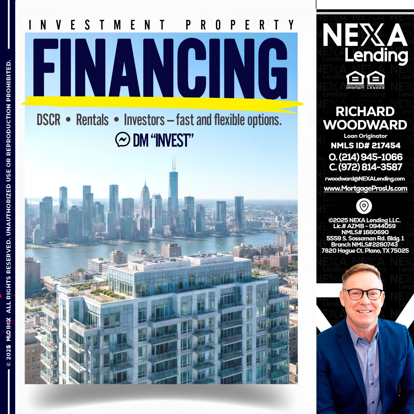 FINANCING - Richard Woodward -Branch Manager