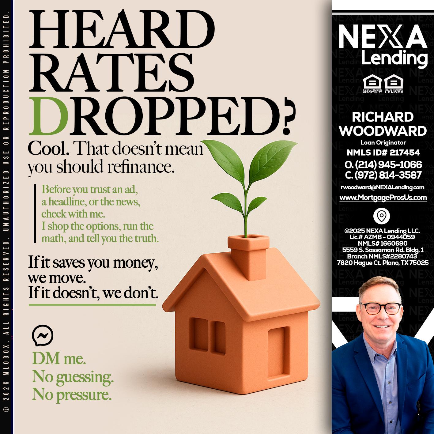 HEARD RATES - Richard Woodward -Branch Manager