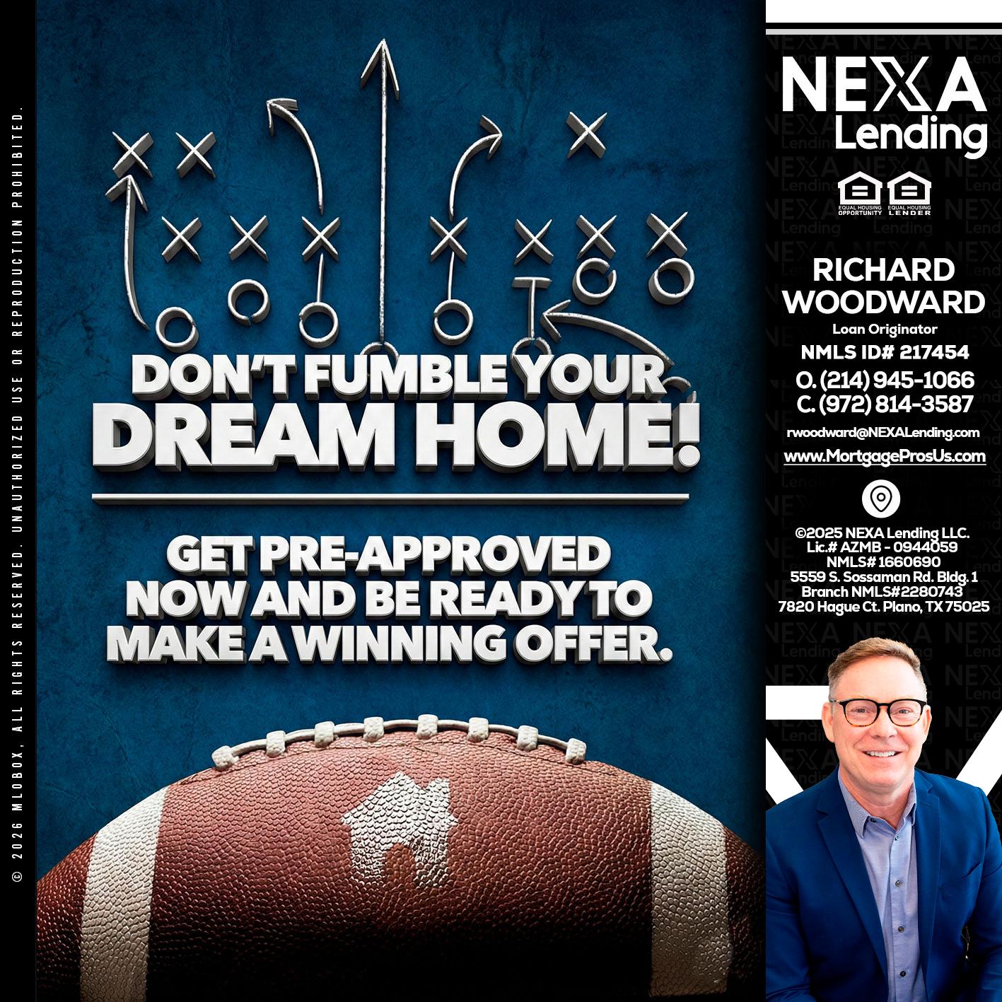 dont fumble - Richard Woodward -Branch Manager