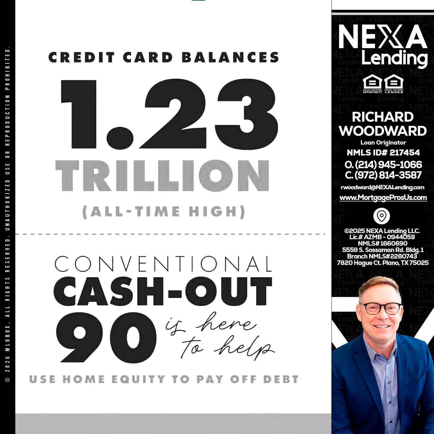 CREDIT CARD BALANCE - Richard Woodward -Branch Manager