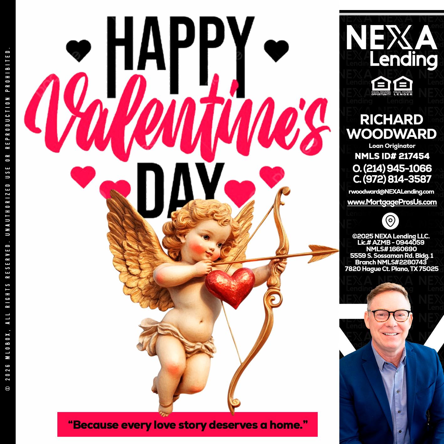 happy valentines day - Richard Woodward -Branch Manager