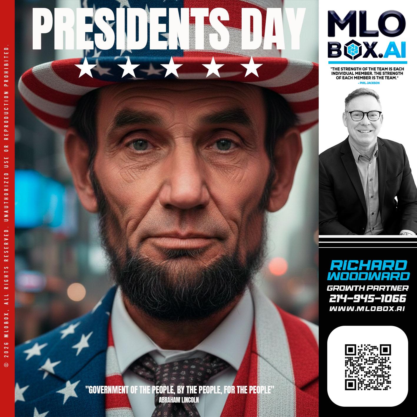 PRESIDENTS DAY - Richard Woodward -Branch Manager