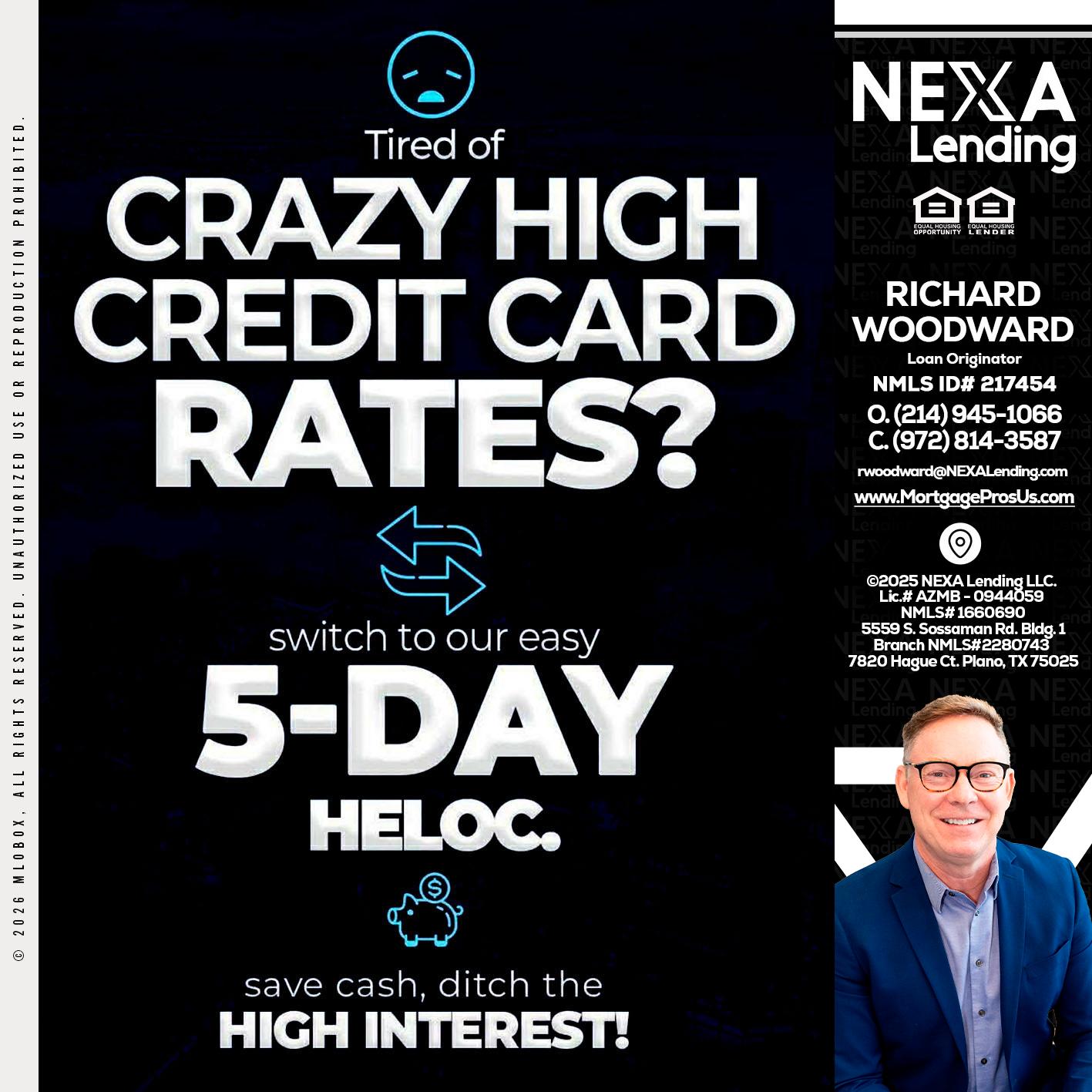 CRAZY HIGH - Richard Woodward -Branch Manager
