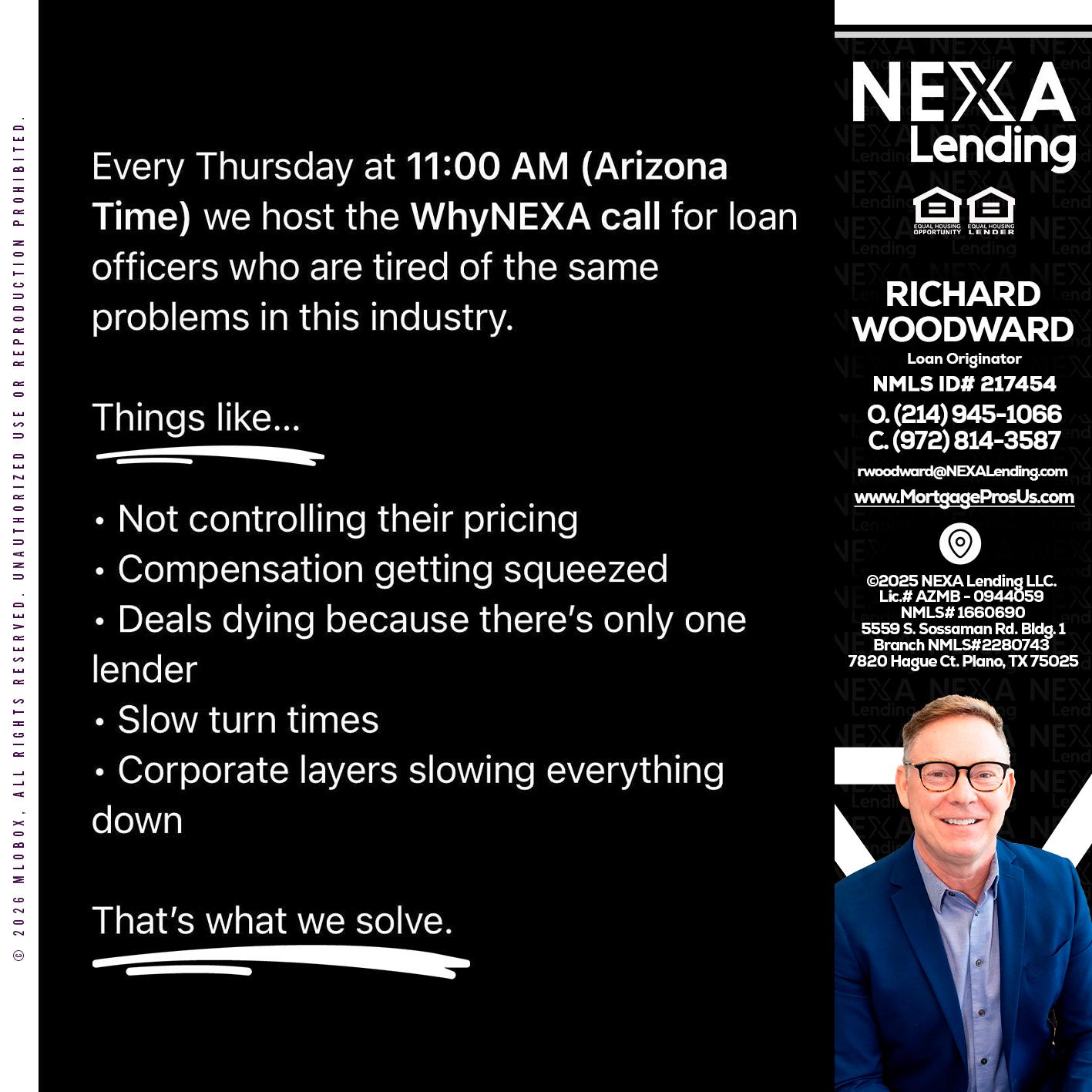 WHY NEXA - Richard Woodward -Branch Manager