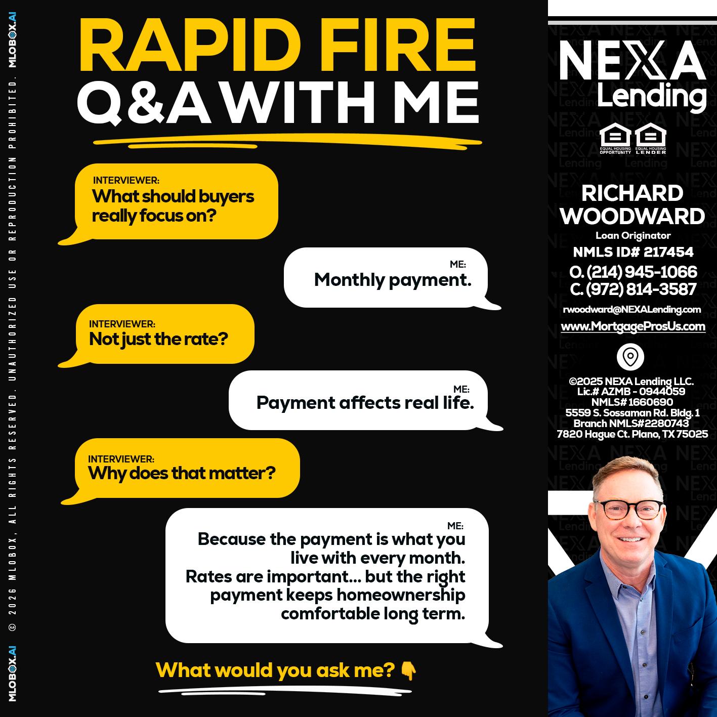RAPID FIRE Q&A - Richard Woodward -Branch Manager
