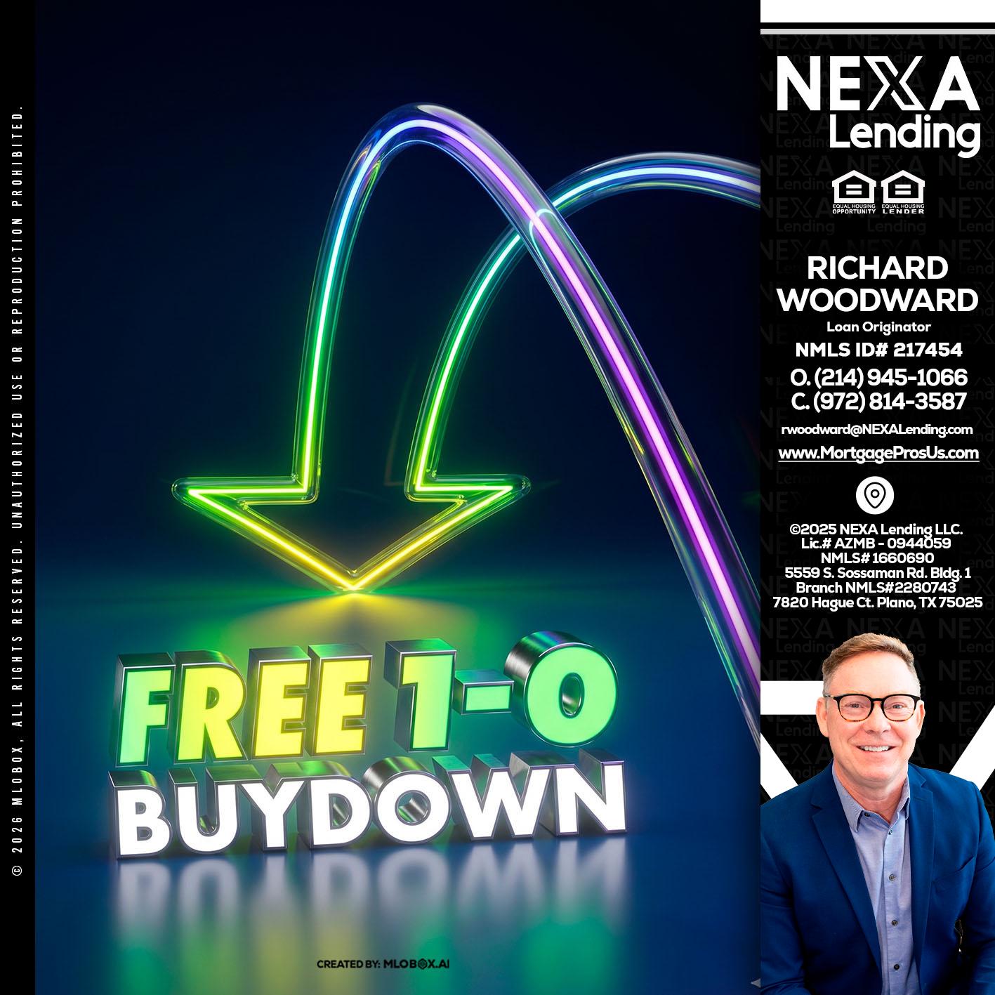 FREE 1-0 BUYDOWN - Richard Woodward -Branch Manager
