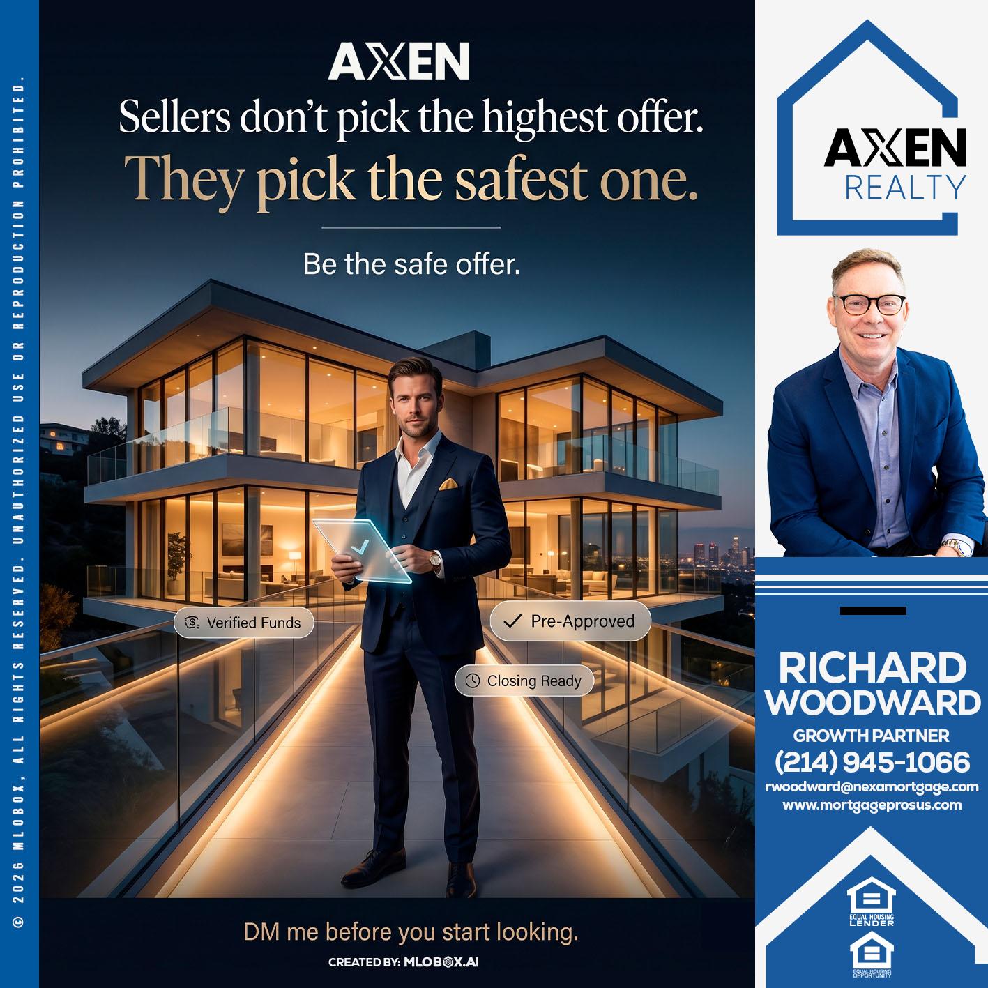 seller's don't pick - Richard Woodward -Branch Manager