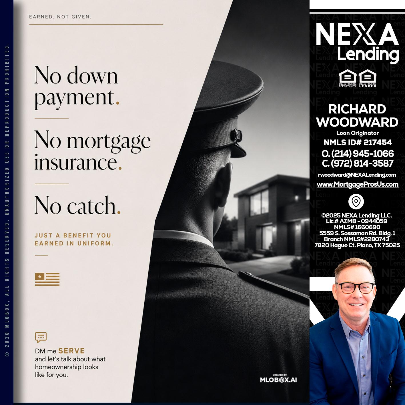 NO DOWN PAYMENT - Richard Woodward -Branch Manager