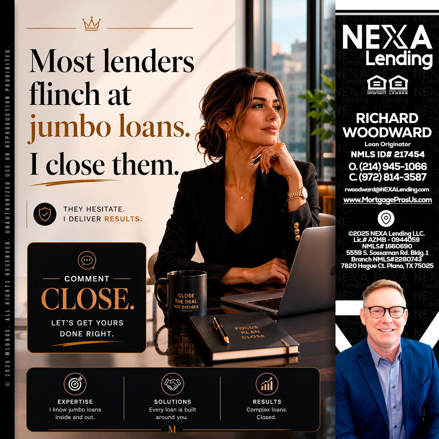 most lenders - Richard Woodward -Branch Manager
