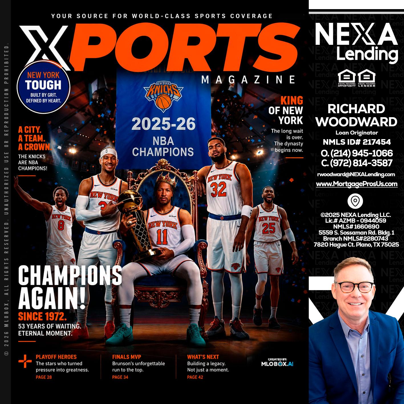 XPORTS MAGAZINE - Richard Woodward -Branch Manager