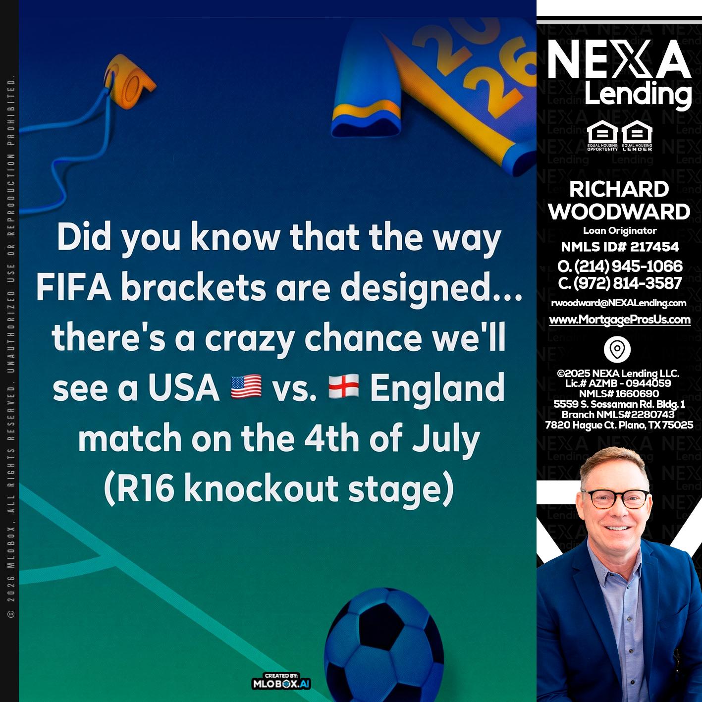did you know? - Richard Woodward -Branch Manager