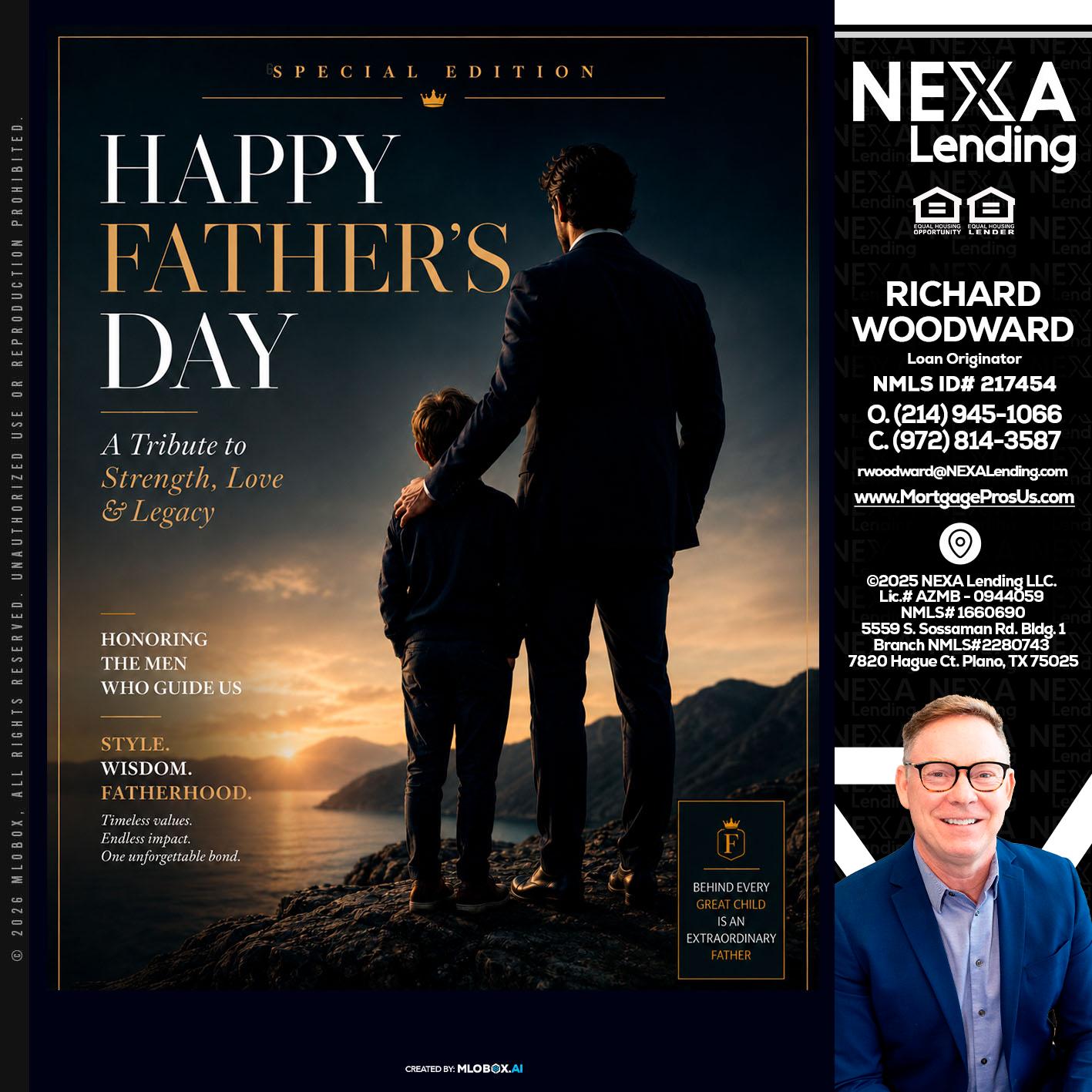 HAPPY FATHERS DAY - Richard Woodward -Branch Manager