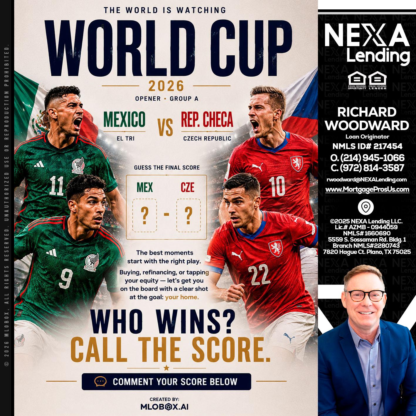 WORLD CUP 2026 - Richard Woodward -Branch Manager